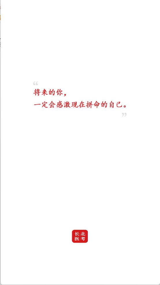 长北医考