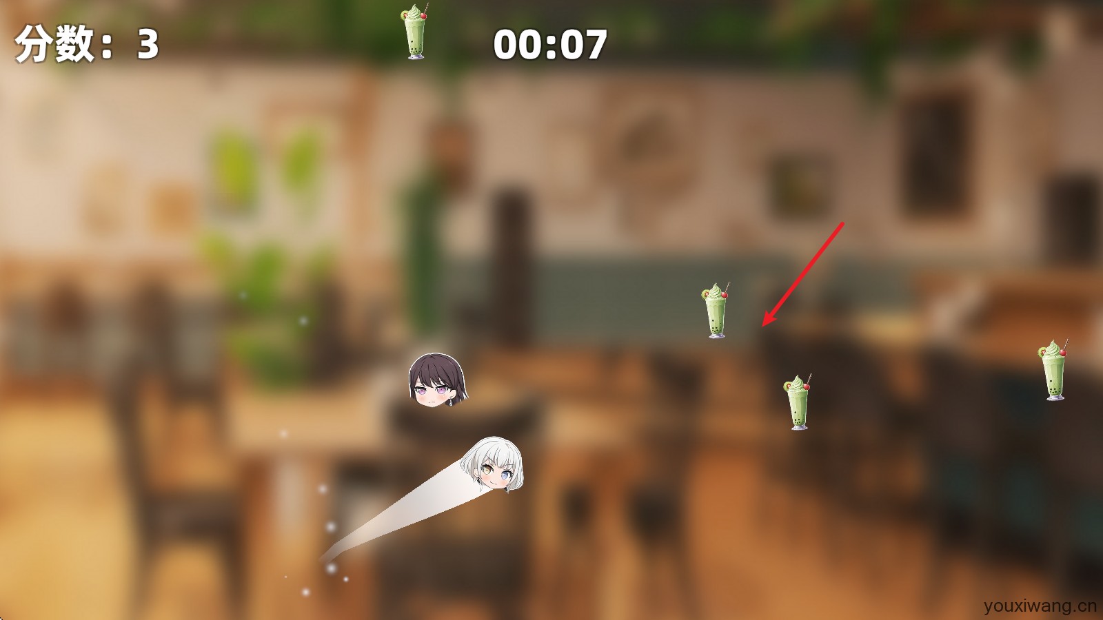 乐奈偷吃抹茶2