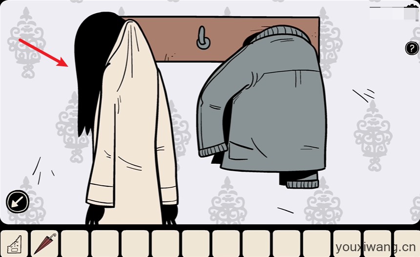 窗中少女