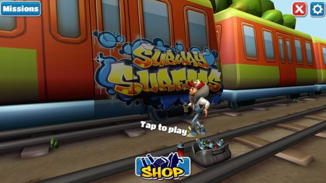 地铁跑酷困难版